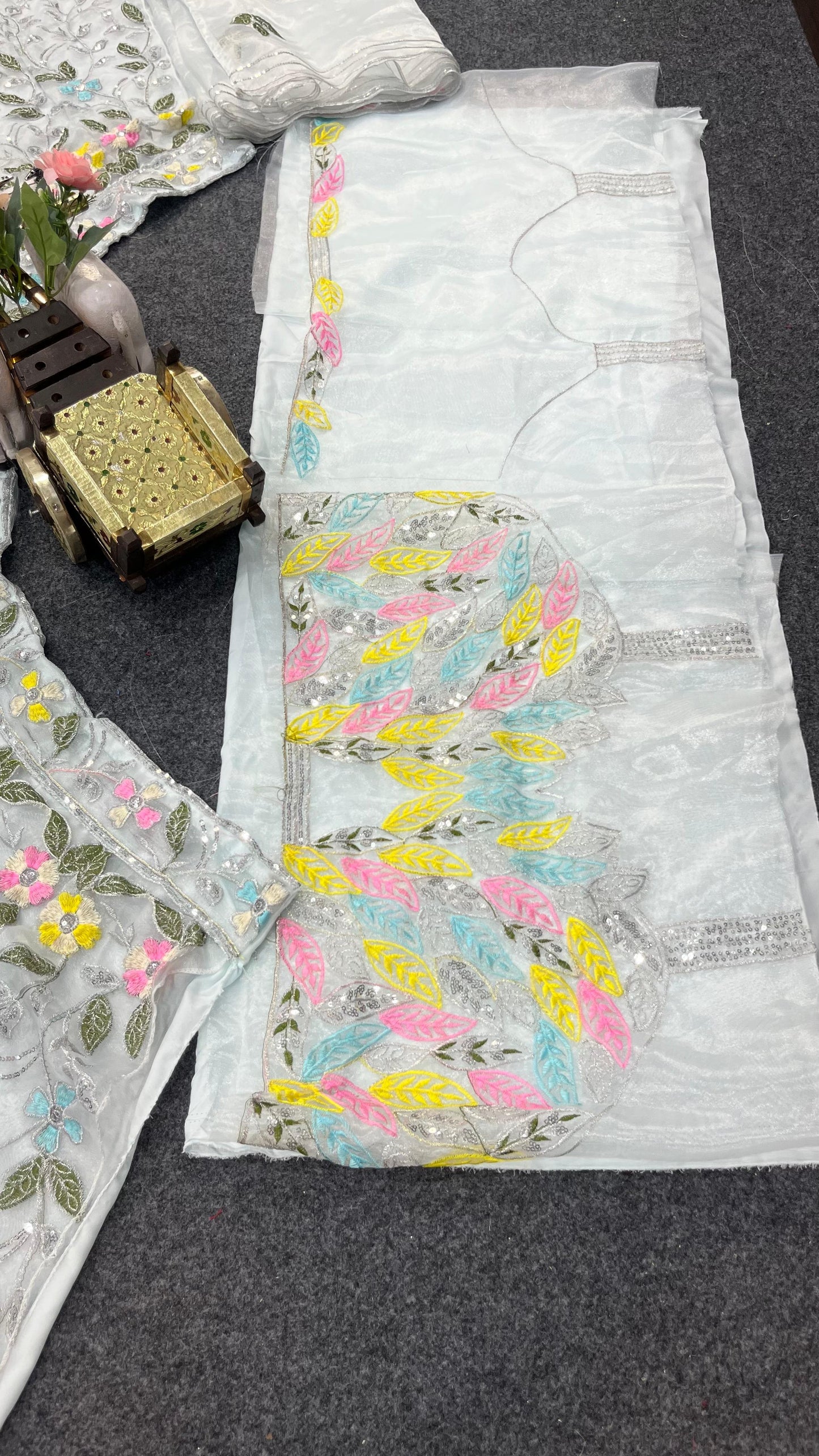 BD Launching 4 Meter Flared Sequins Embroidery Work Lehenga β Exceptional Quality with Can-Can & Canvas Layers, Designer Party & Bridal Wear