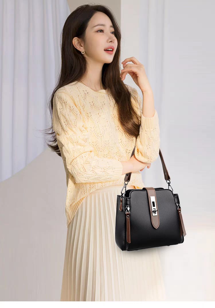 Imported High-Quality Handbag & Sling Bag for Women – Premium Classy Look with Adjustable Belt | 3 Trendy Colors