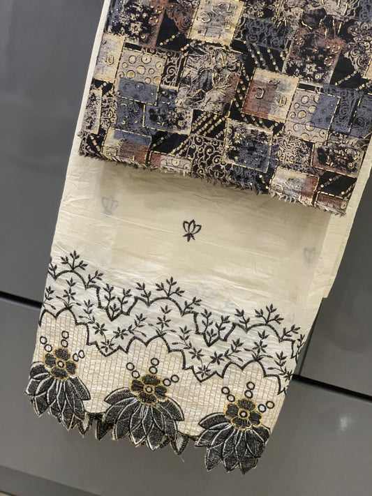 Premium Quality Cotton Suit with Amazing Art Work