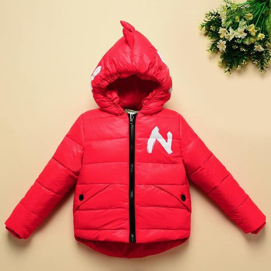 Children’s Dinosaur Winter Jacket – Warm Kids Coat with Fun Dino Design