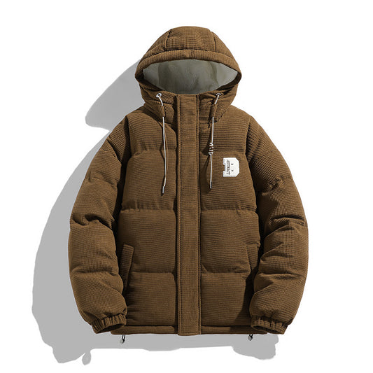 Men’s Winter Lambskin Cotton Jacket – Warm Fashion Outerwear for Cold Weather