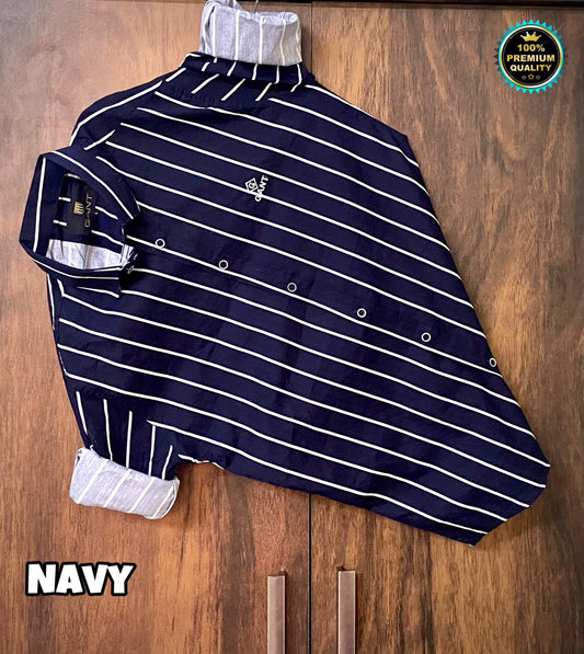 GANT Premium Lining Shirts – Cotton Full Sleeves, Slim Fit, Branded