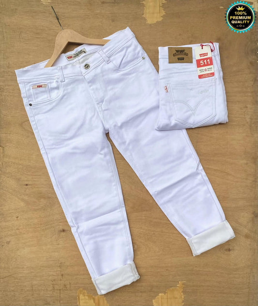 Levi’s Black & White Denim Jeans – Premium Fit, Branded Quality