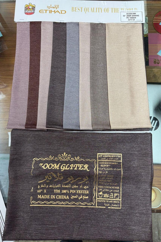 Traditional Handwork Abaya for Women – Imported Glitter Zoom Fabric with Cutwork Sleeves – Free Black Stole