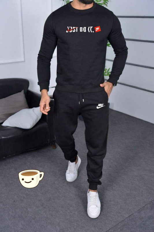 Premium Winter Tracksuit – Sweatshirt + Lower Combo | Mix Brand | Fleece Cotton 400 GSM