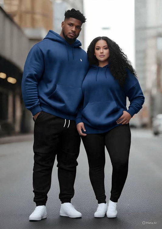 Couple “MR & MRS” Hoodie + Lower Winter Tracksuit | Premium Fleece Cotton | Matching Outfit for Him & Her