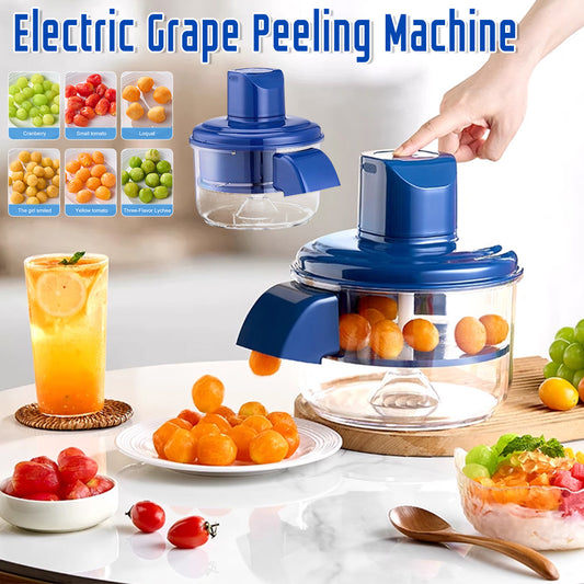 Automatic Electric Grape Peeler – Rechargeable Hands-Free Fruit Skin Remover, Home Kitchen Gadget